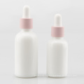 Procelain White Empty Face Serume Liquid Foundation Bottle Custom 30ml Glass Bottles with Box